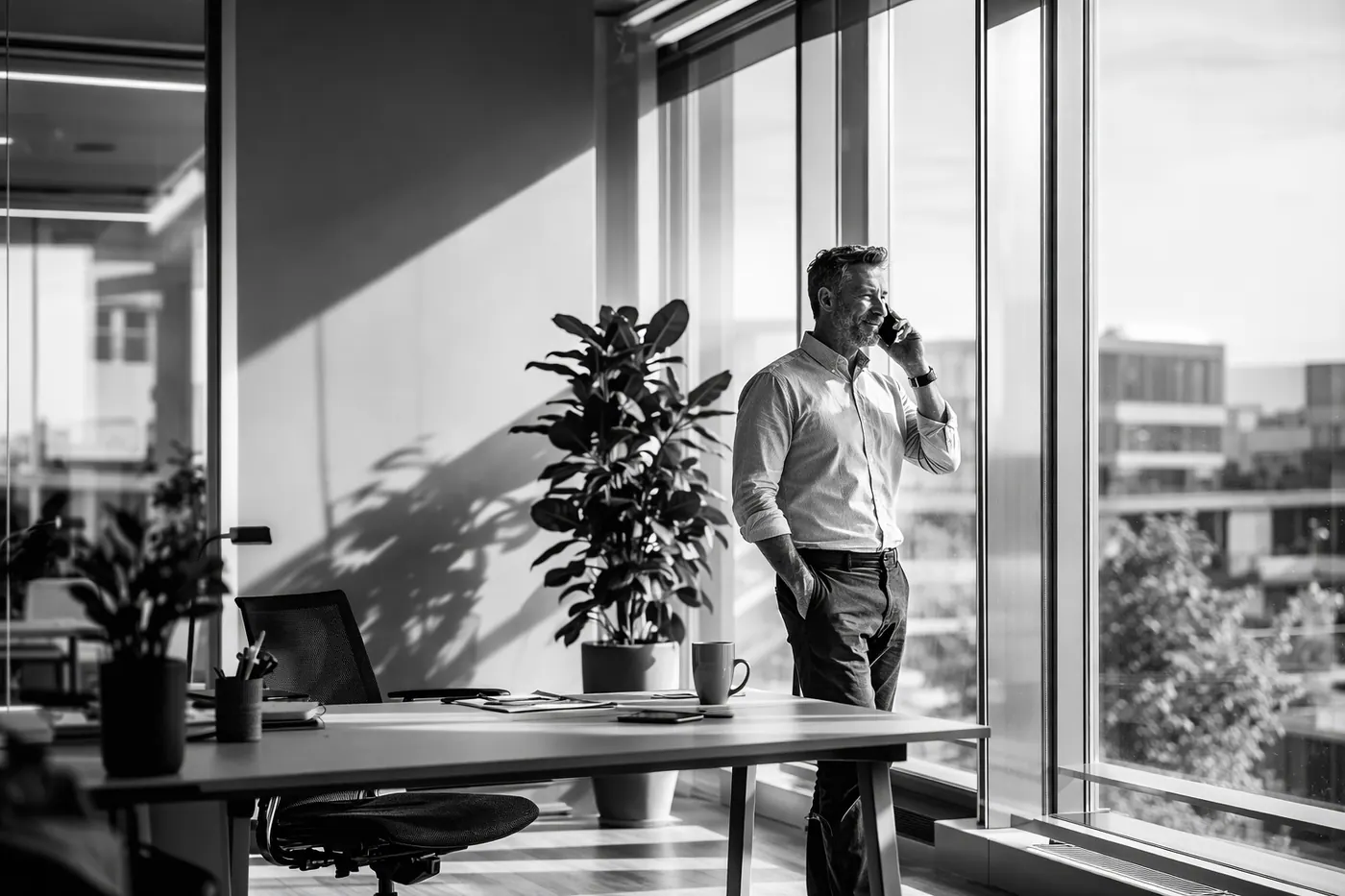 Voice-enabled AI business development console for outreach and pipeline decisions