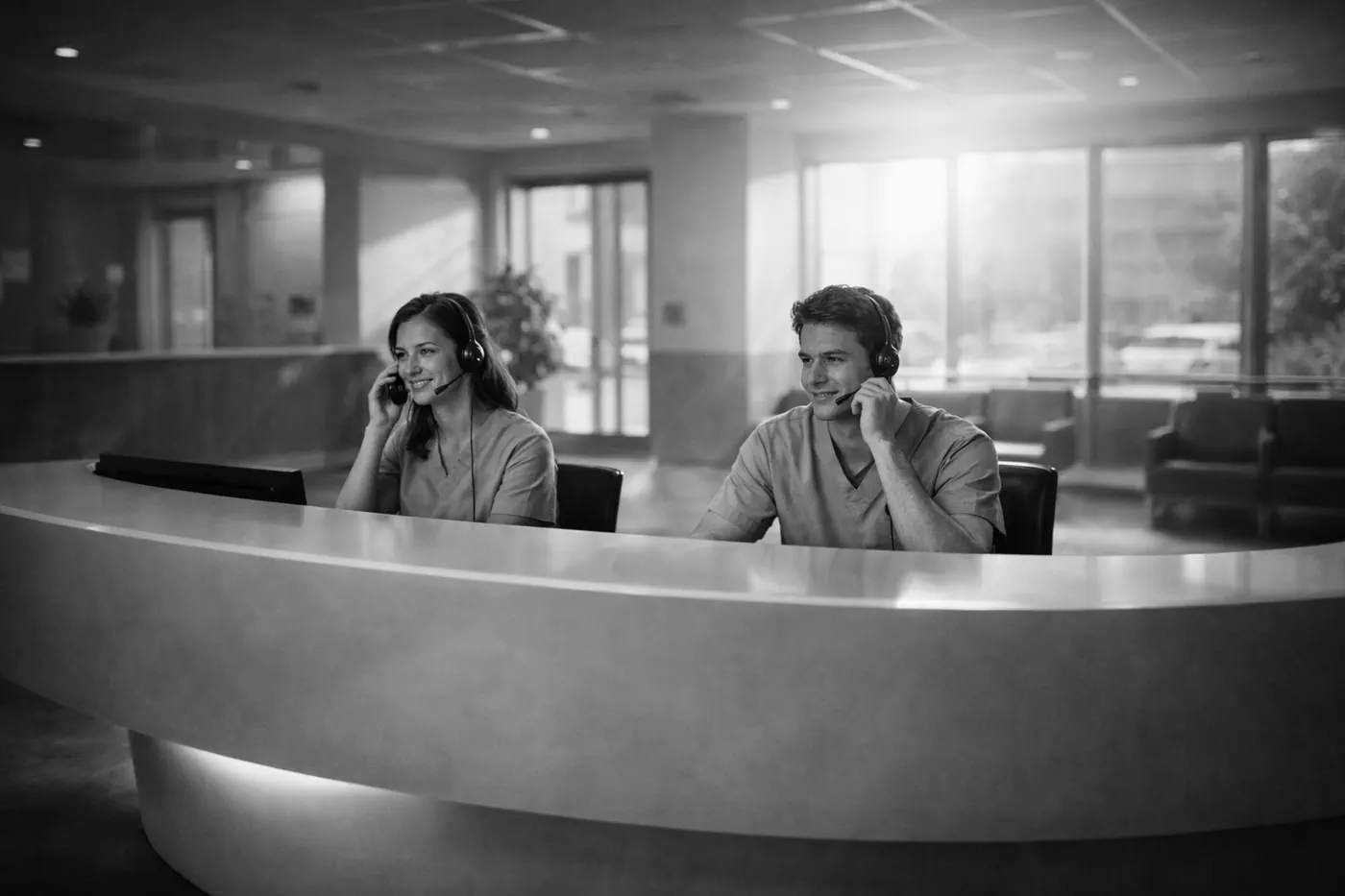 Customer support operations interface with service workflow and case management